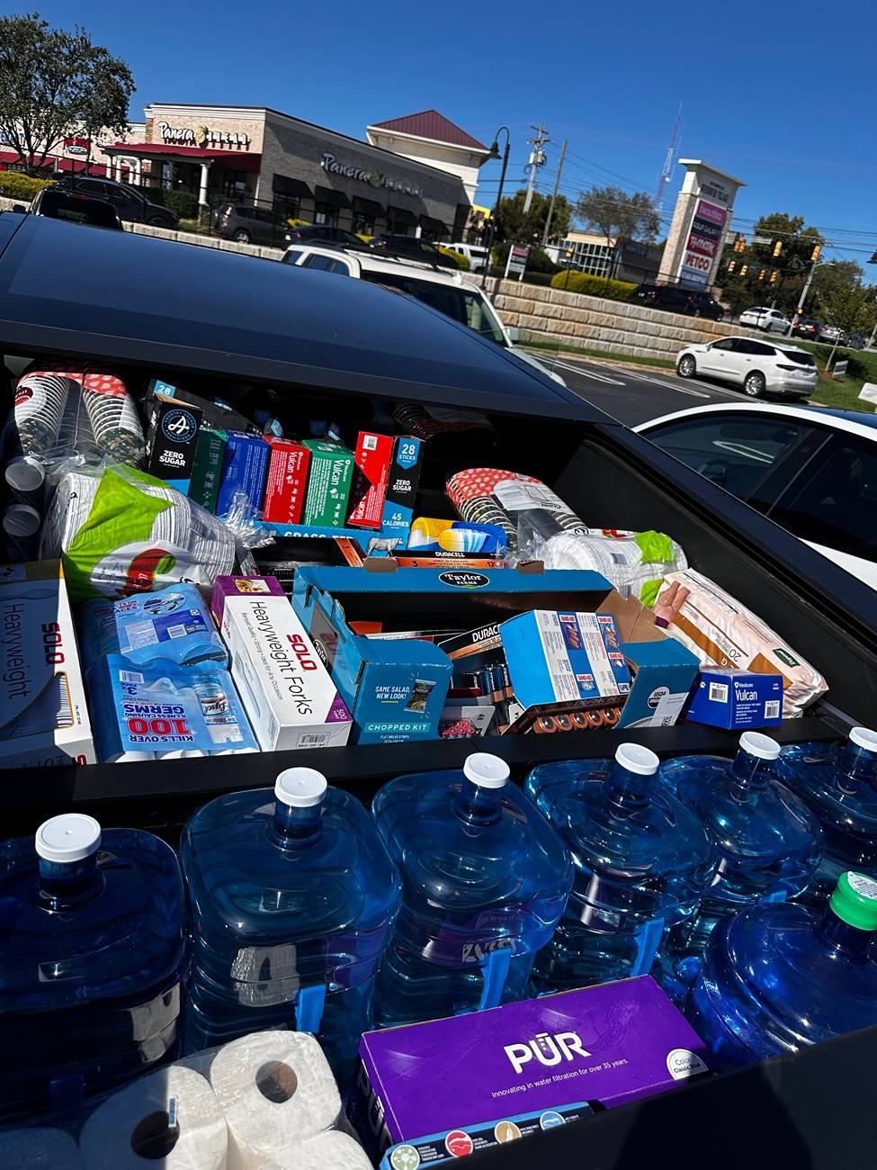 Tesla Cybertruck Show me your grocery run setup IMG_3467