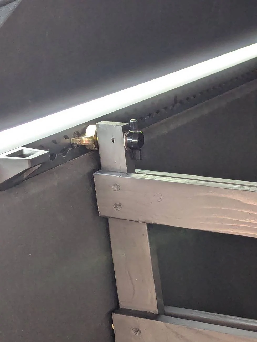 Tesla Cybertruck DIY vault cargo divider (homemade from wood) PXL_20241021_164715256