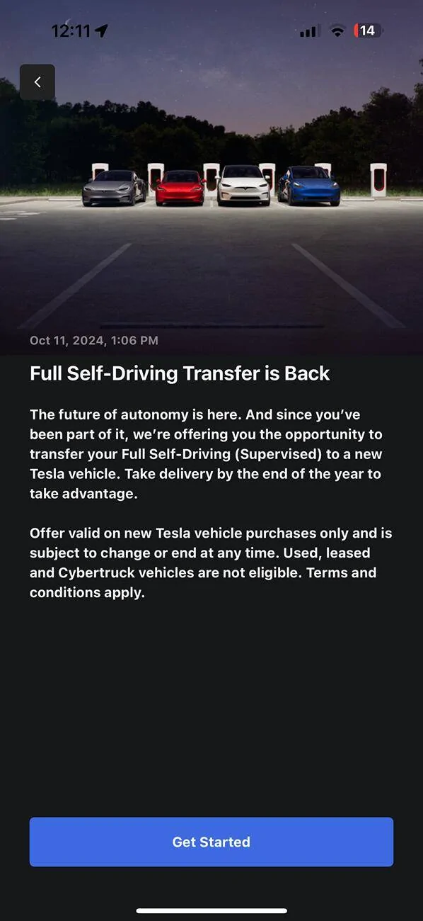 Tesla Cybertruck FSD transfer now eligible for Cybertruck purchases [Update: Confirmed by Tesla] IMG_4732