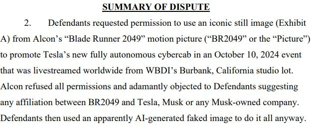 Tesla Cybertruck Tesla sued over this picture from Blade Runner 1729621382756-el