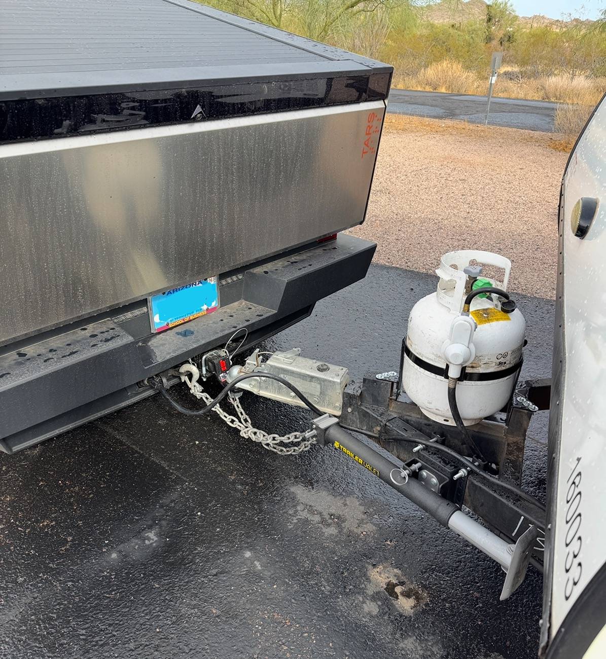 Tesla Cybertruck What brand model trailer hitch for Cybertruck -- recommendations? IMG_0877