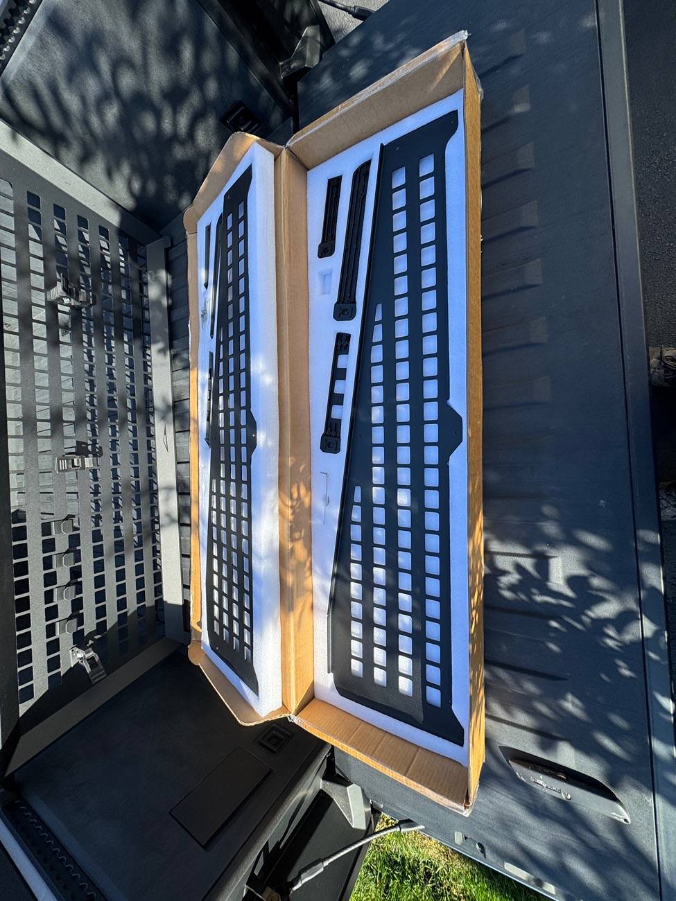 Tesla Cybertruck Foronetry | Truck Bed L-Track Molle Panels Available Now! IMG_4707