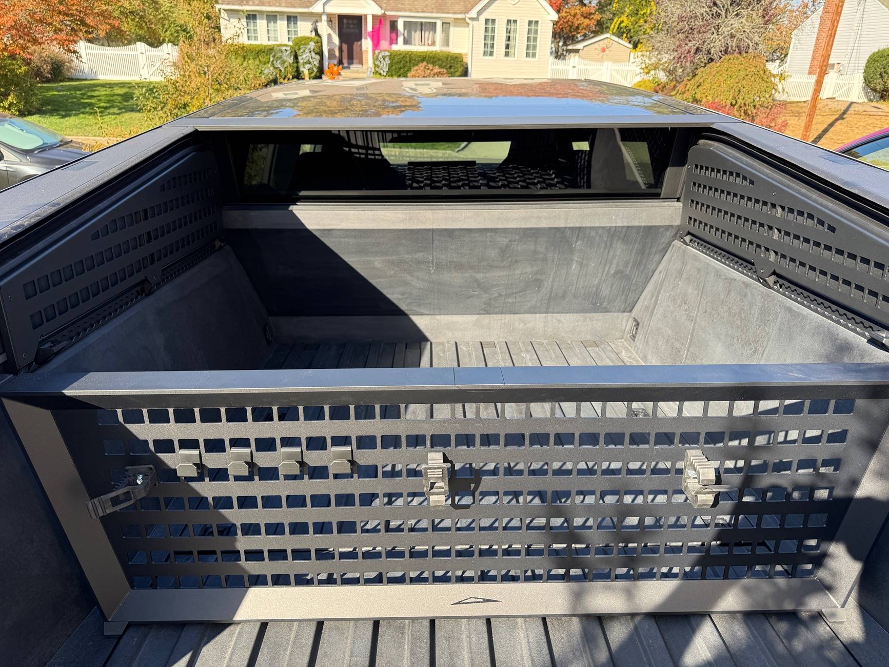 Tesla Cybertruck Foronetry | Truck Bed L-Track Molle Panels Available Now! IMG_4710