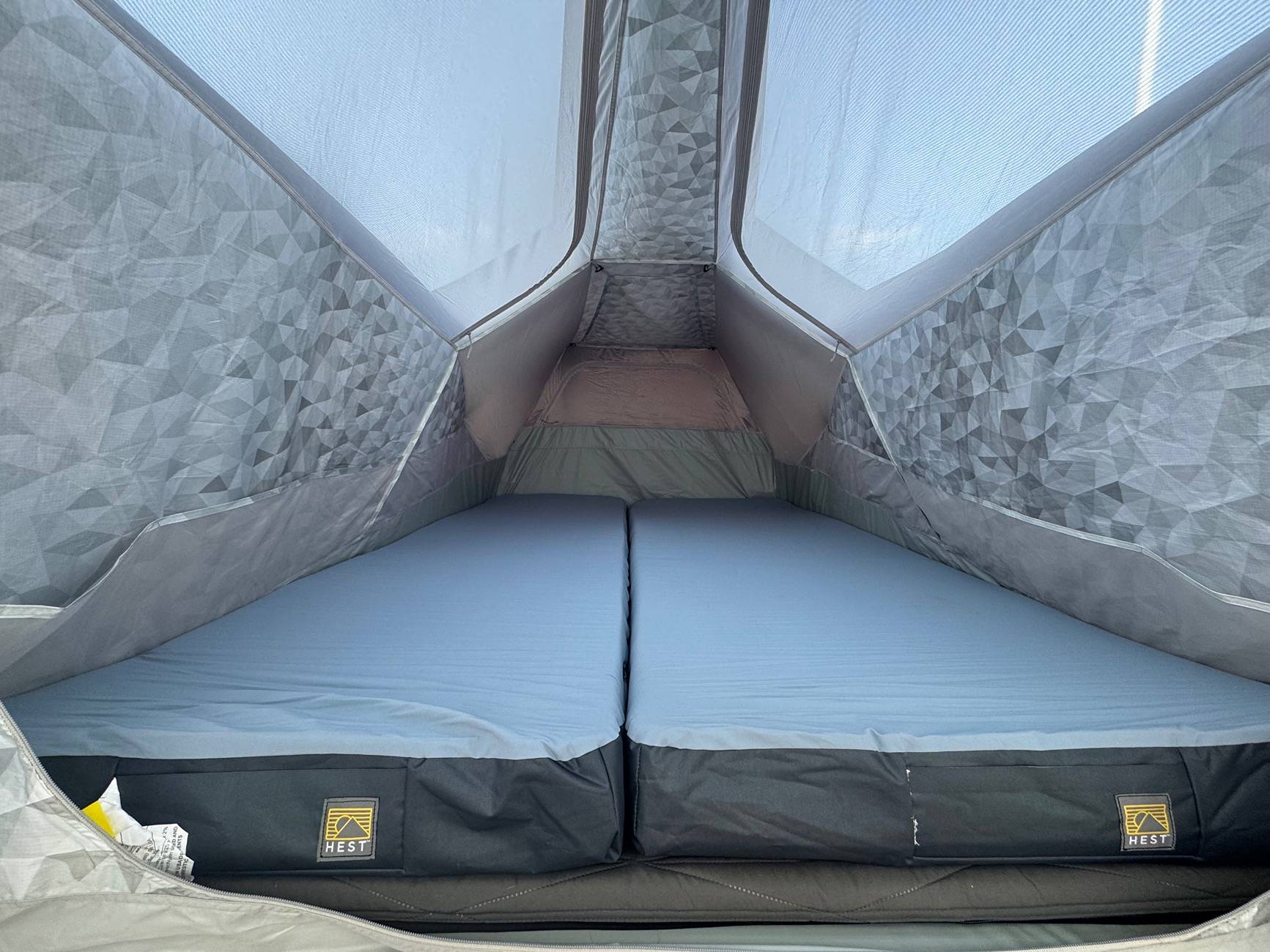 Tesla Cybertruck Vault Divider Folding Camp Table Mod IMG_2020