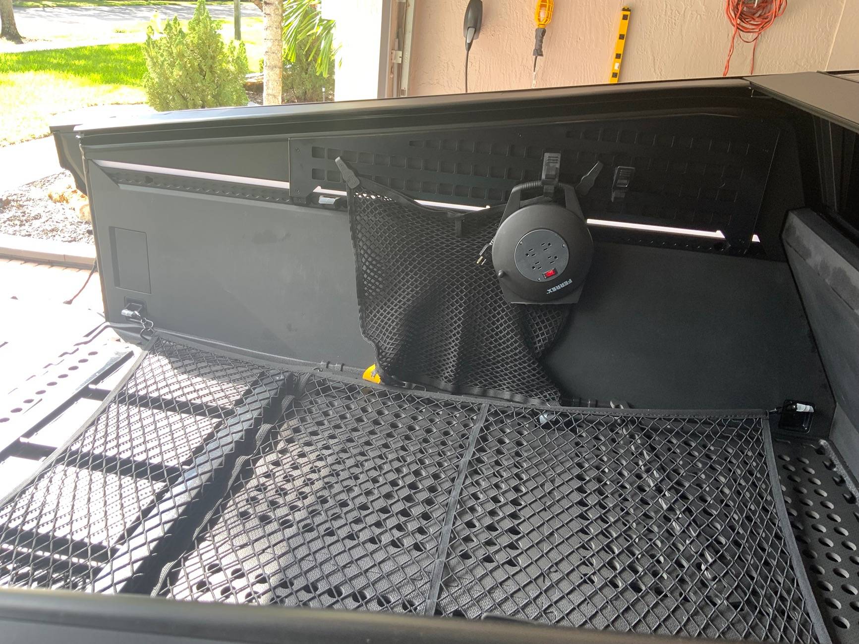 Tesla Cybertruck Finally installed OEM Molle panels IMG_2019
