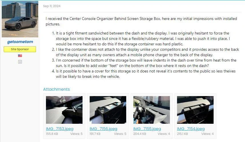 Tesla Cybertruck Exciting Update for Cybertruck Enthusiasts: Product Testing Success and Upcoming Launch! 1729848992928-sl