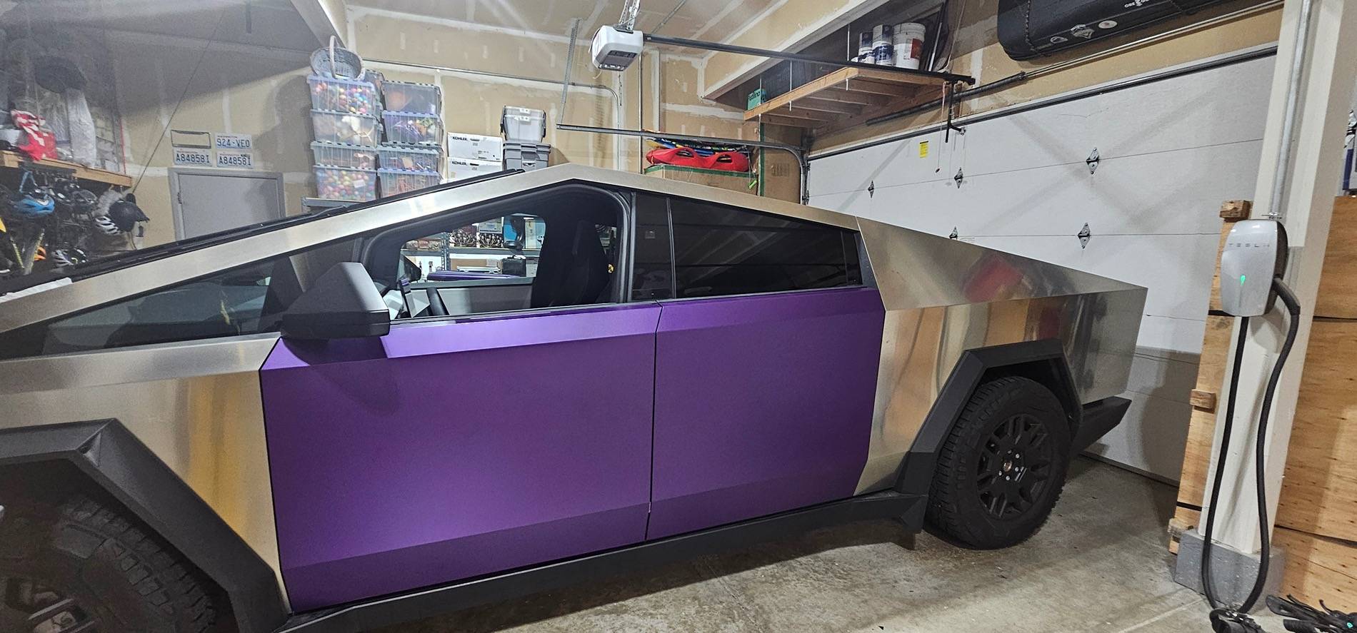 Tesla Cybertruck Wrapped it myself 20240909_134701