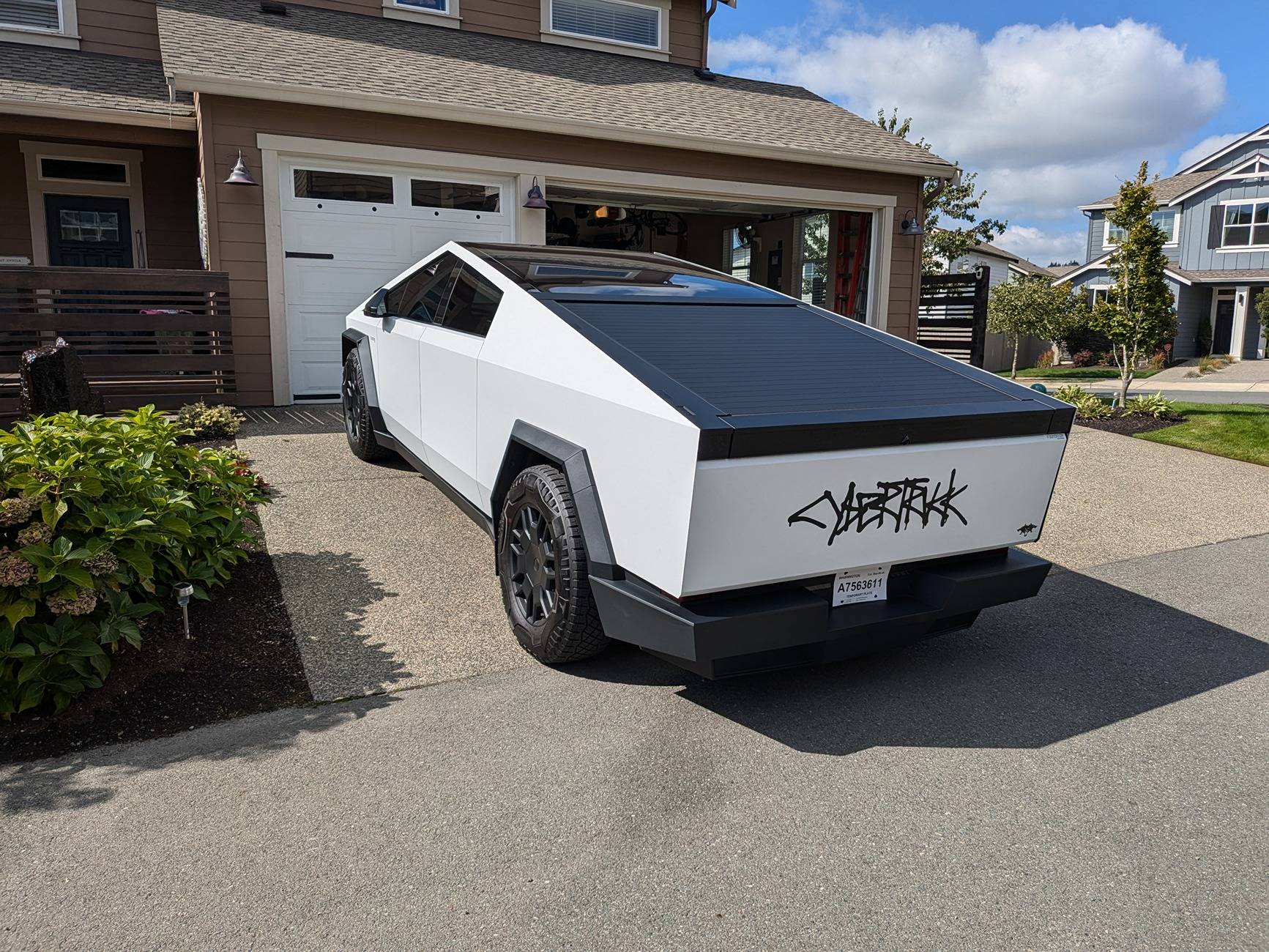 Tesla Cybertruck Wrapped it myself PXL_20240916_210331950