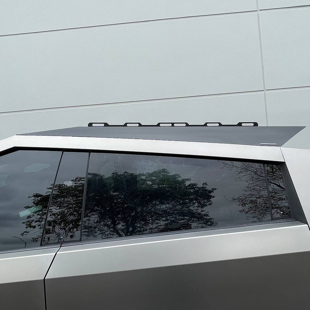 Tesla Cybertruck New CYBERTRUCKco Sport Rack - In Stock Now! tesla cybertruck sport roof rack from cybertruckco-13