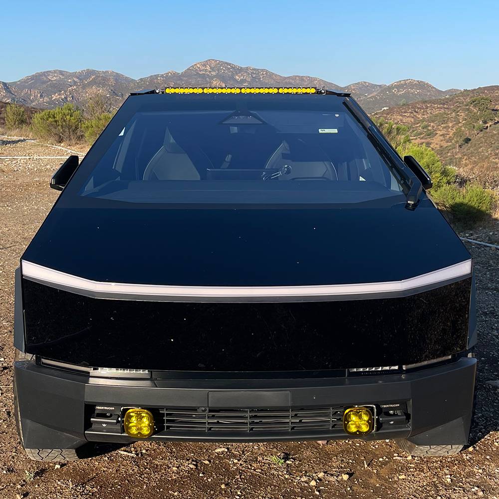 Tesla Cybertruck New CYBERTRUCKco Sport Rack - In Stock Now! tesla cybertruck sport roof rack from cybertruckco-10