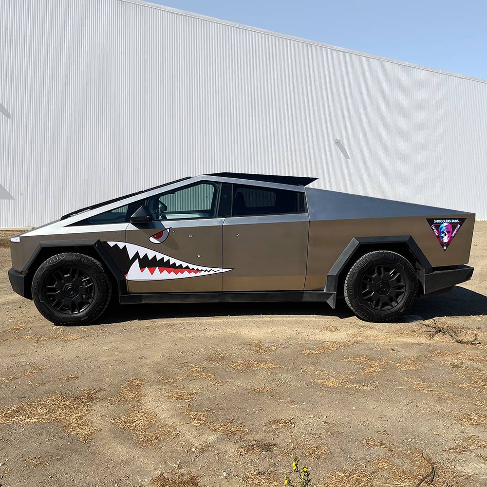 Tesla Cybertruck New CYBERTRUCKco Sport Rack - In Stock Now! tesla cybertruck sport roof rack from cybertruckco-5