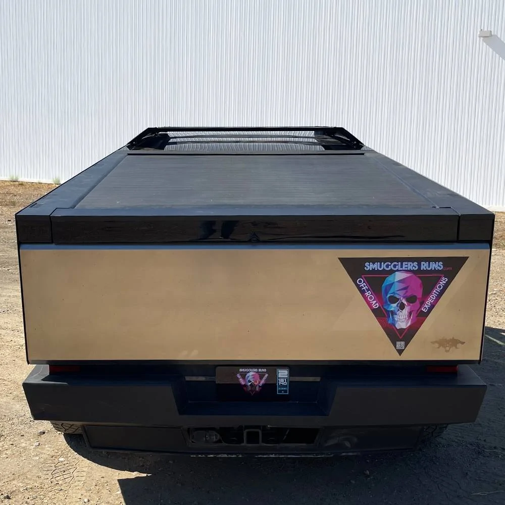 Tesla Cybertruck New CYBERTRUCKco Sport Rack - In Stock Now! tesla cybertruck sport roof rack from cybertruckco-2