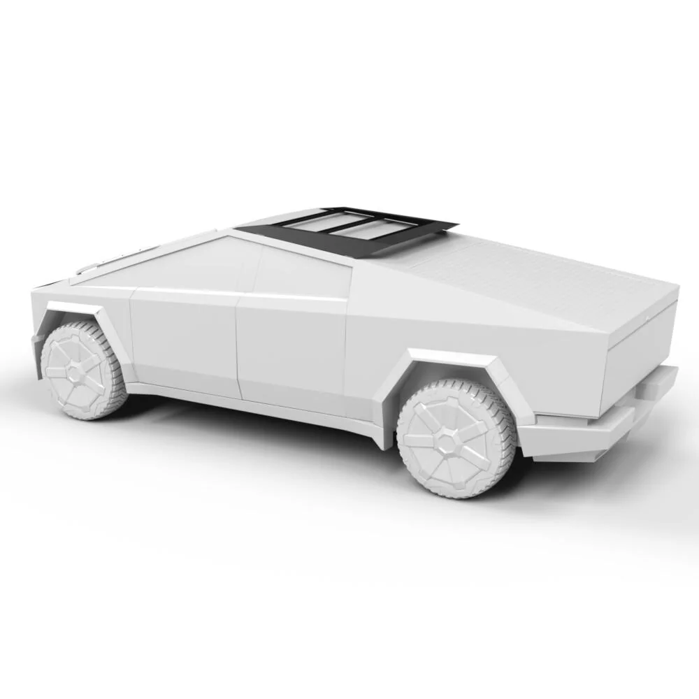 Tesla Cybertruck New CYBERTRUCKco Sport Rack - In Stock Now! Sport Rack 001