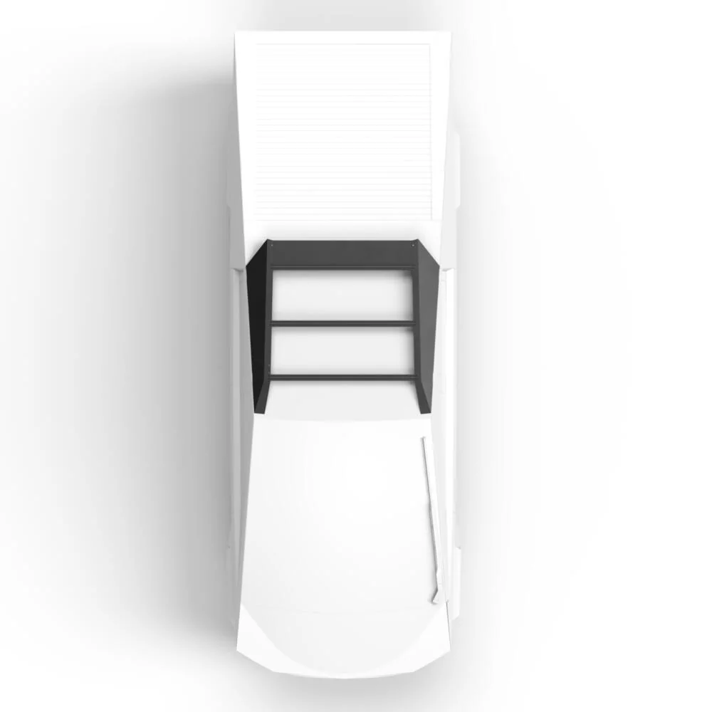 Tesla Cybertruck New CYBERTRUCKco Sport Rack - In Stock Now! Sport Rack 011