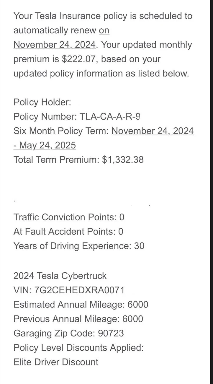 Tesla Cybertruck INSURANCE COST RISES IMG_5872