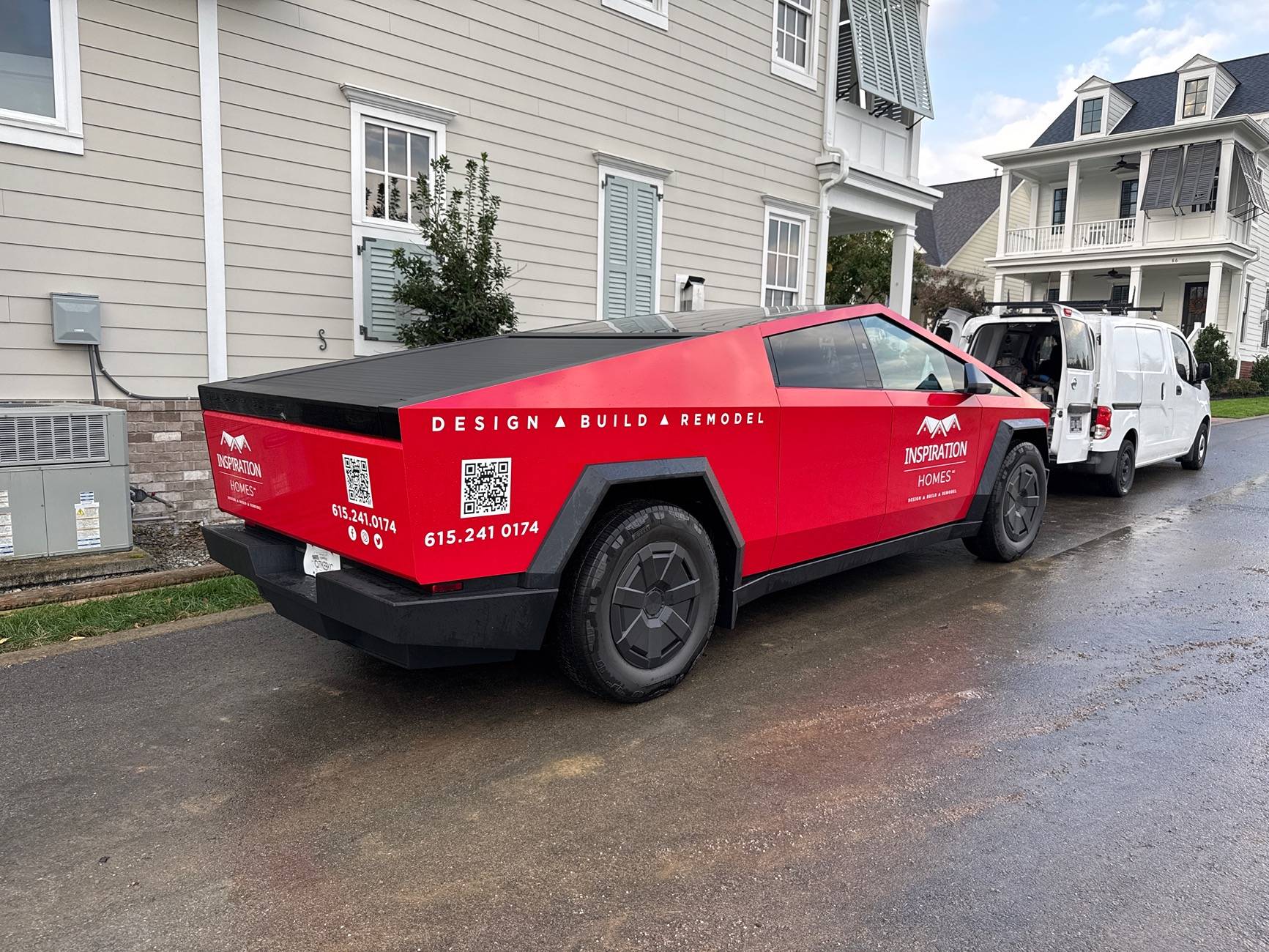 Tesla Cybertruck New Business Wrapped CT. Ready for work image