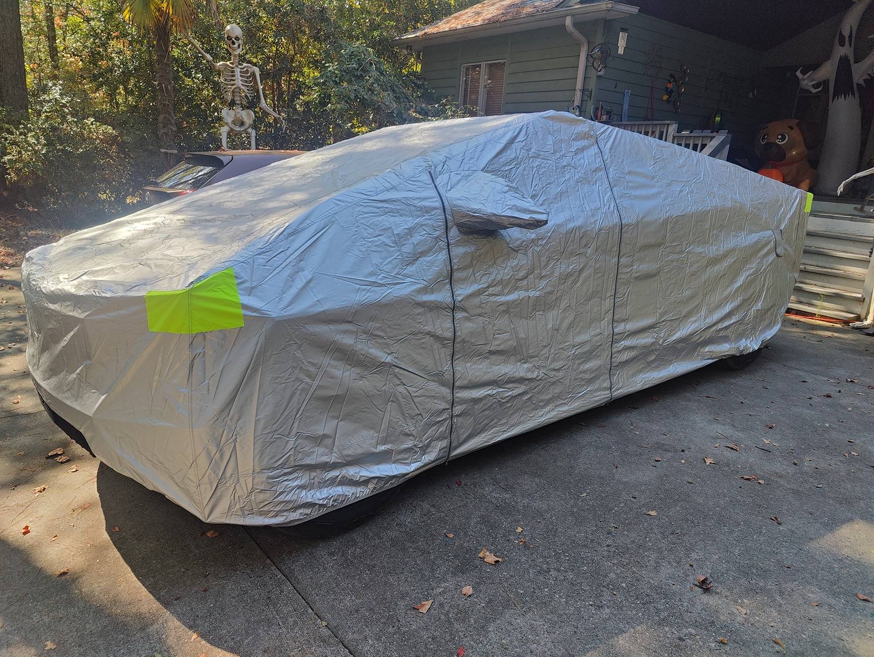 Tesla Cybertruck Honest review of ElecFresh's Cybertruck Cover IMG20241026131018