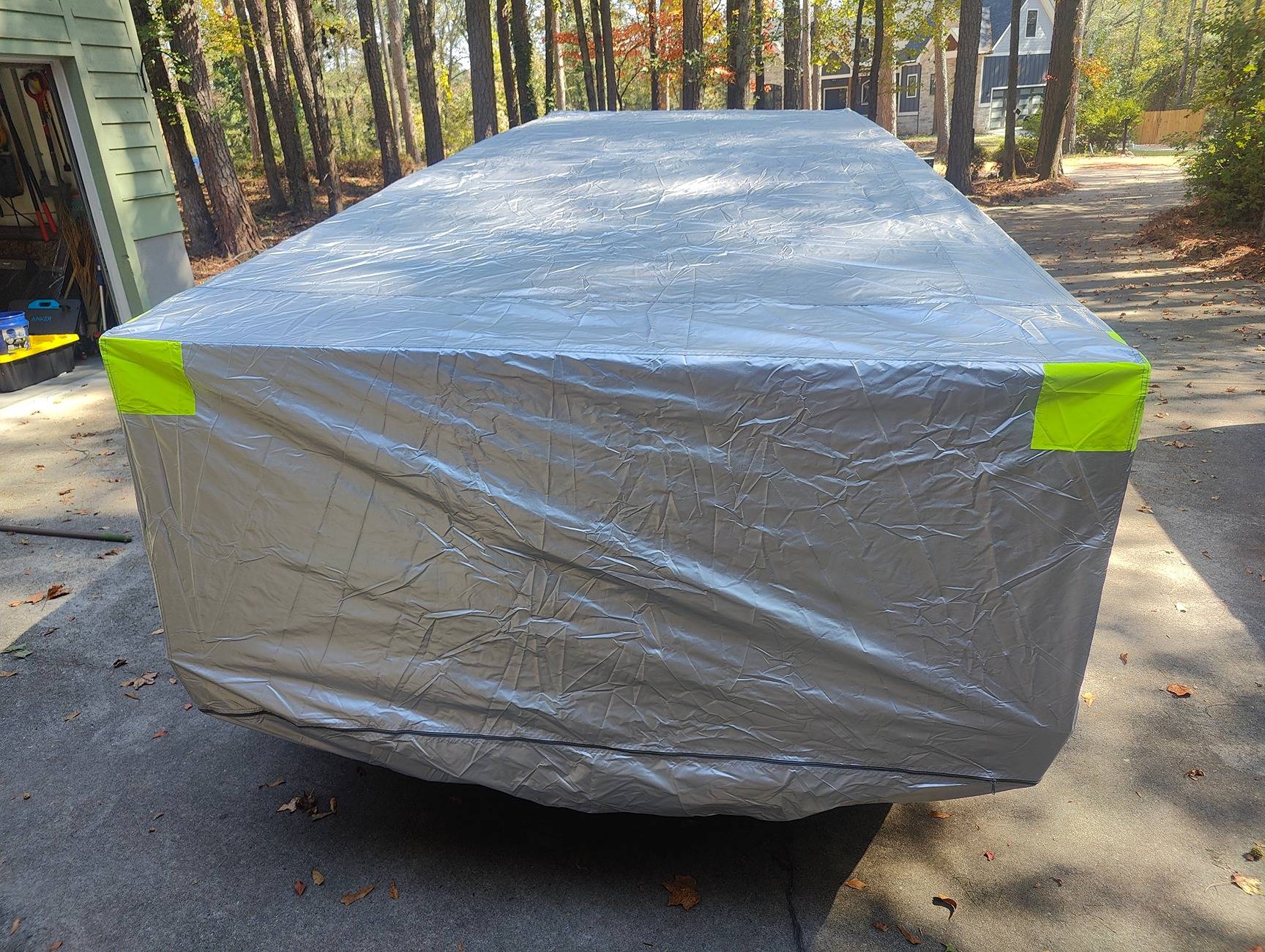 Tesla Cybertruck Honest review of ElecFresh's Cybertruck Cover IMG20241026131042