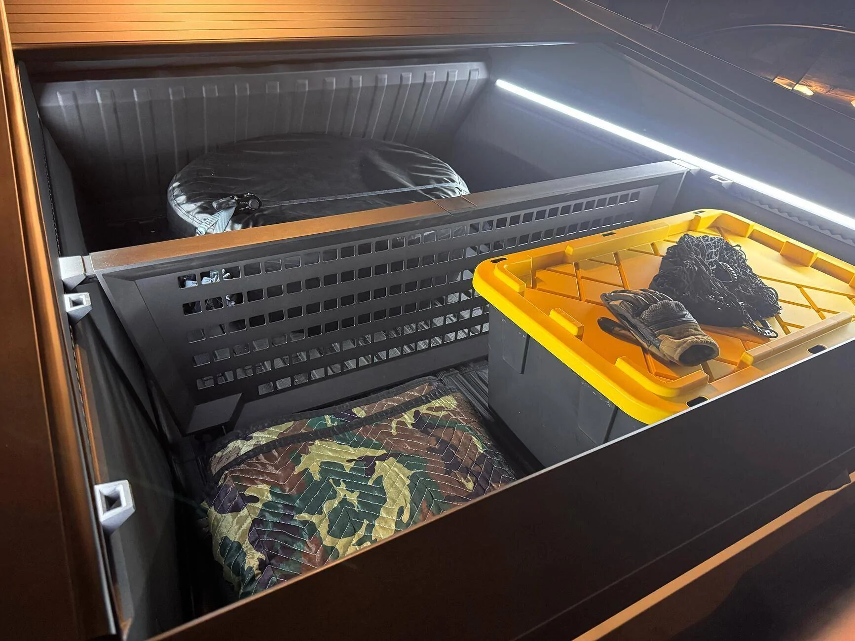 Tesla Cybertruck Improved Cargo Divider & Molle Panel Restock! get it before it sell out! 1729969585881-d1