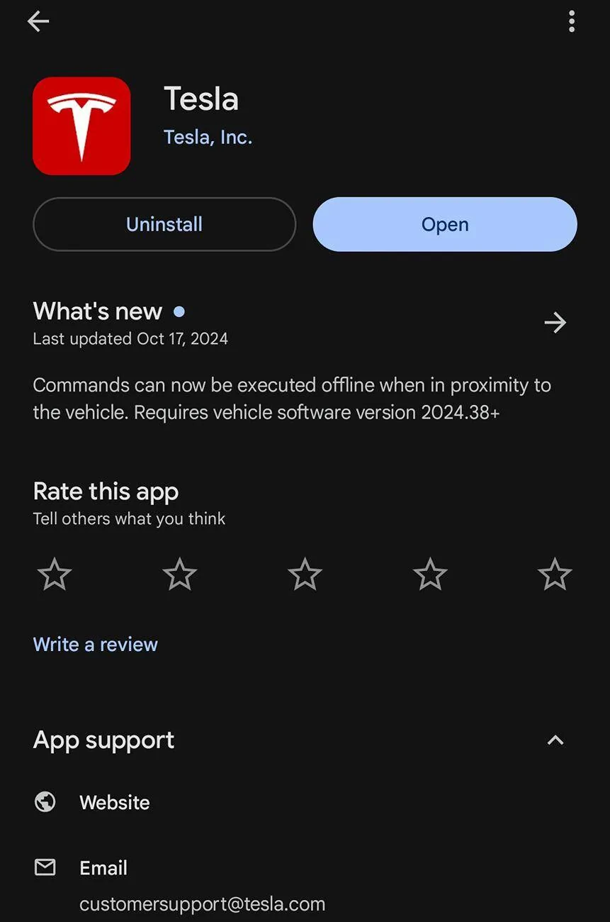 Tesla Cybertruck How to report app bugs to Tesla? 1000001576