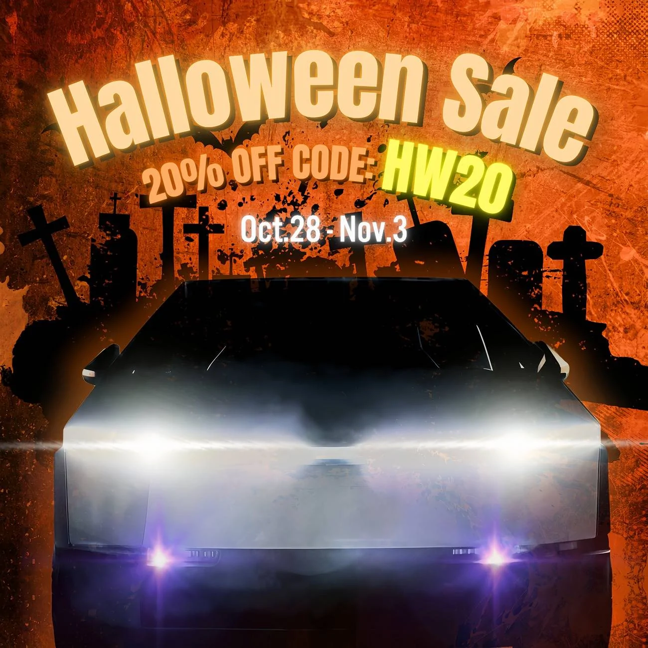Tesla Cybertruck 🎃 [CyberGear] Halloween Sale – 20% OFF Sitewide! 🎃 50c1d8576cf7e24abb3c381d91e912a