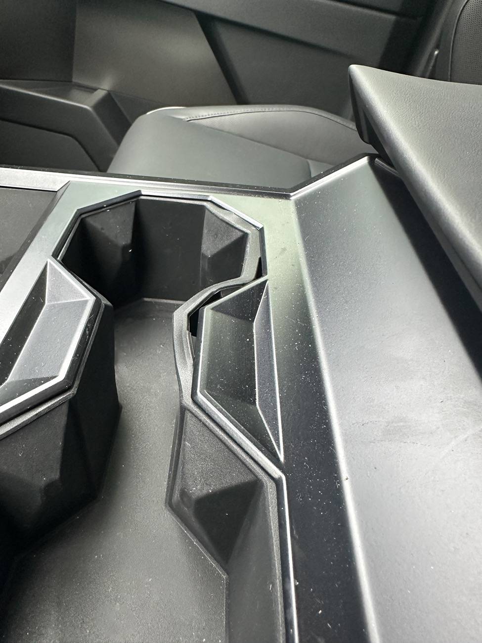 Tesla Cybertruck Defective Cup Holder Liner? IMG_3515