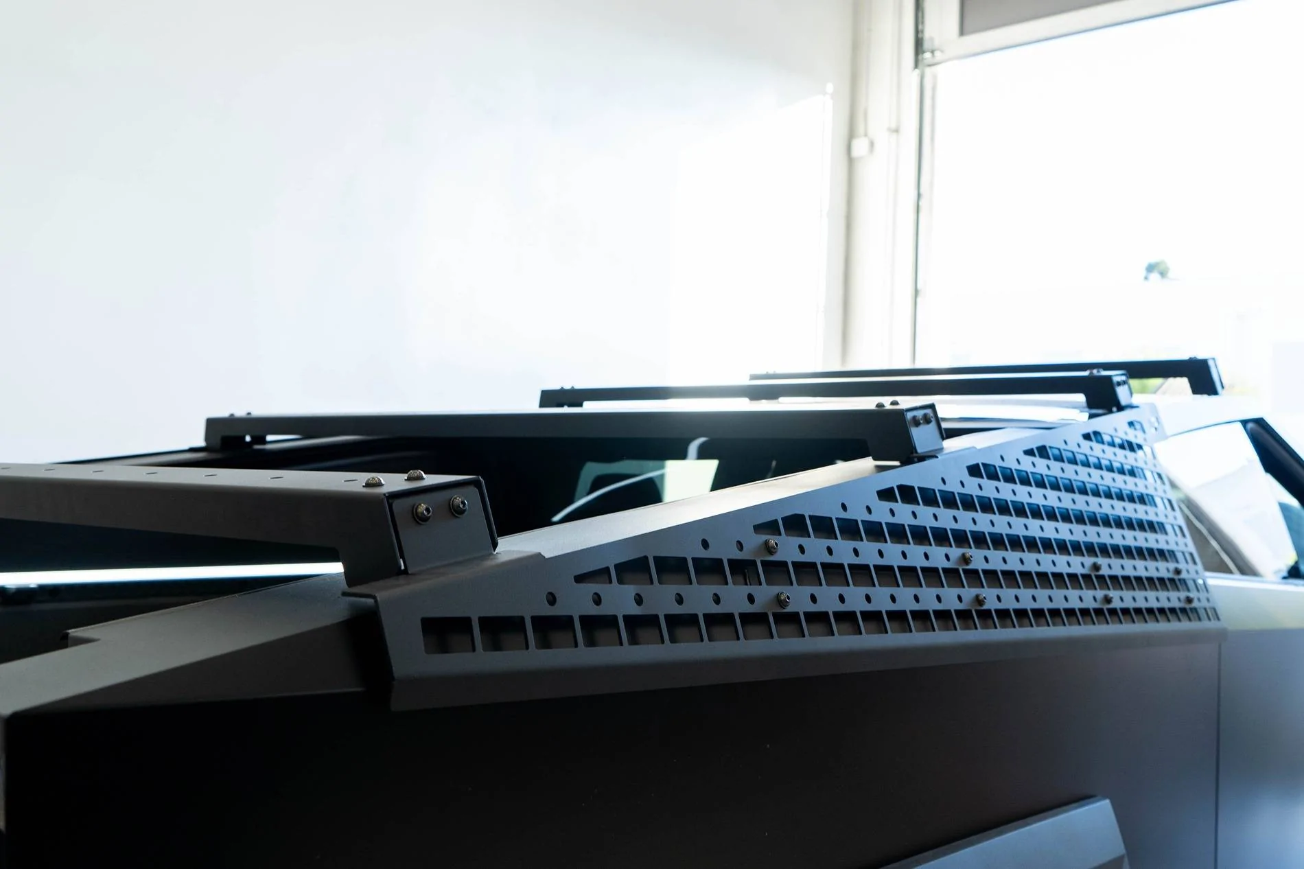 Tesla Cybertruck Customer Highlight - Unplugged Performance Roof Racks & Molle Panels A7301463