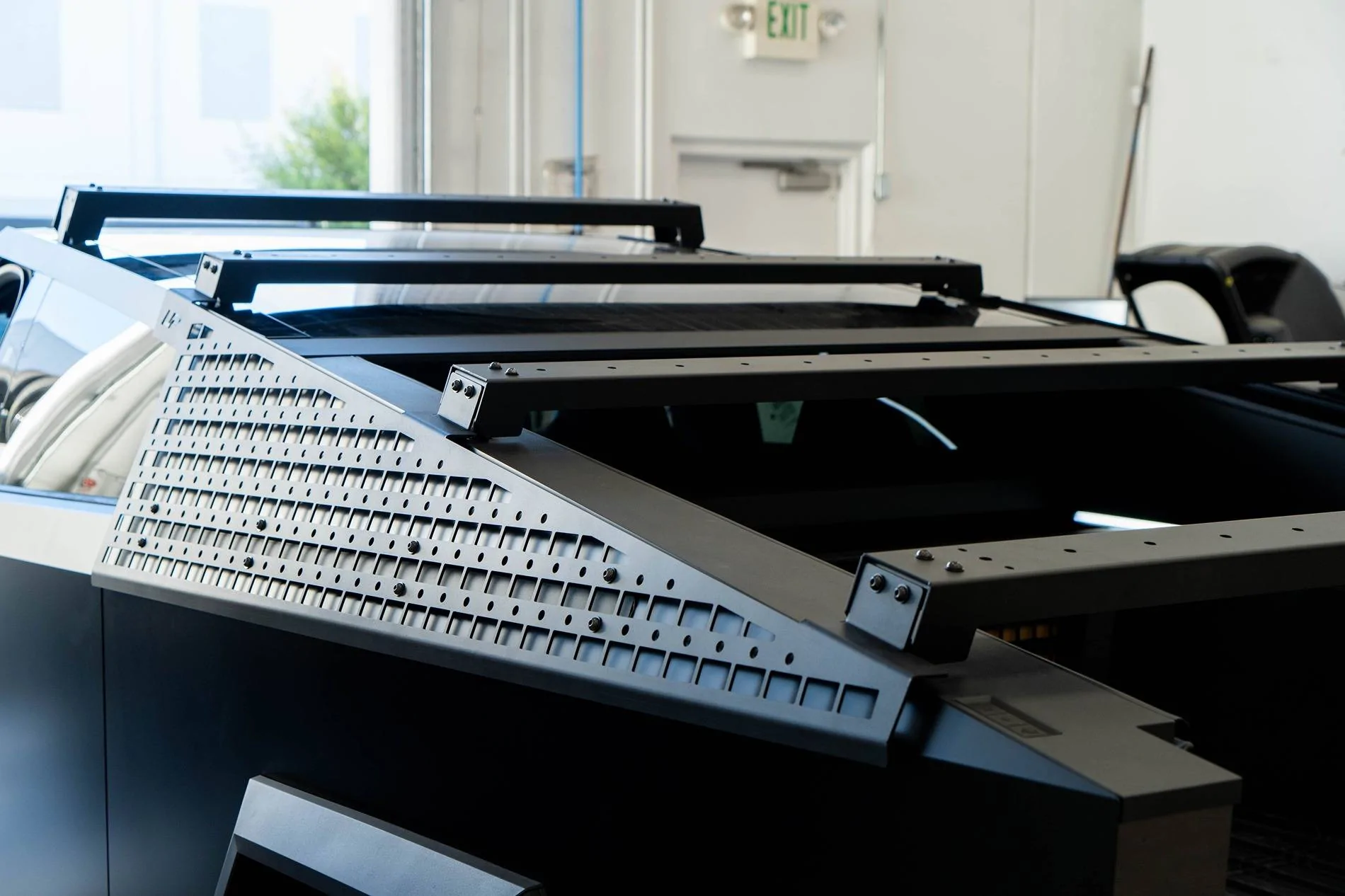Tesla Cybertruck Customer Highlight - Unplugged Performance Roof Racks & Molle Panels A7301458