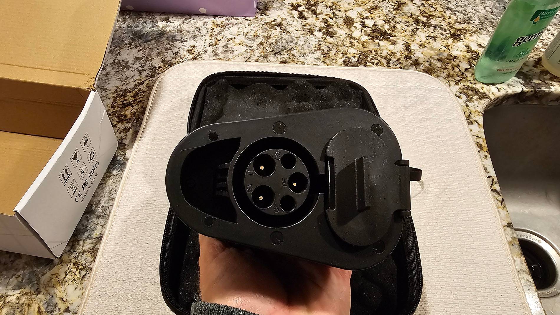 Tesla Cybertruck Cybertruck CCS1 x J1772 to Tesla(NACS) Fast Charging Adapter by TESLAUNCH 20241028_201121