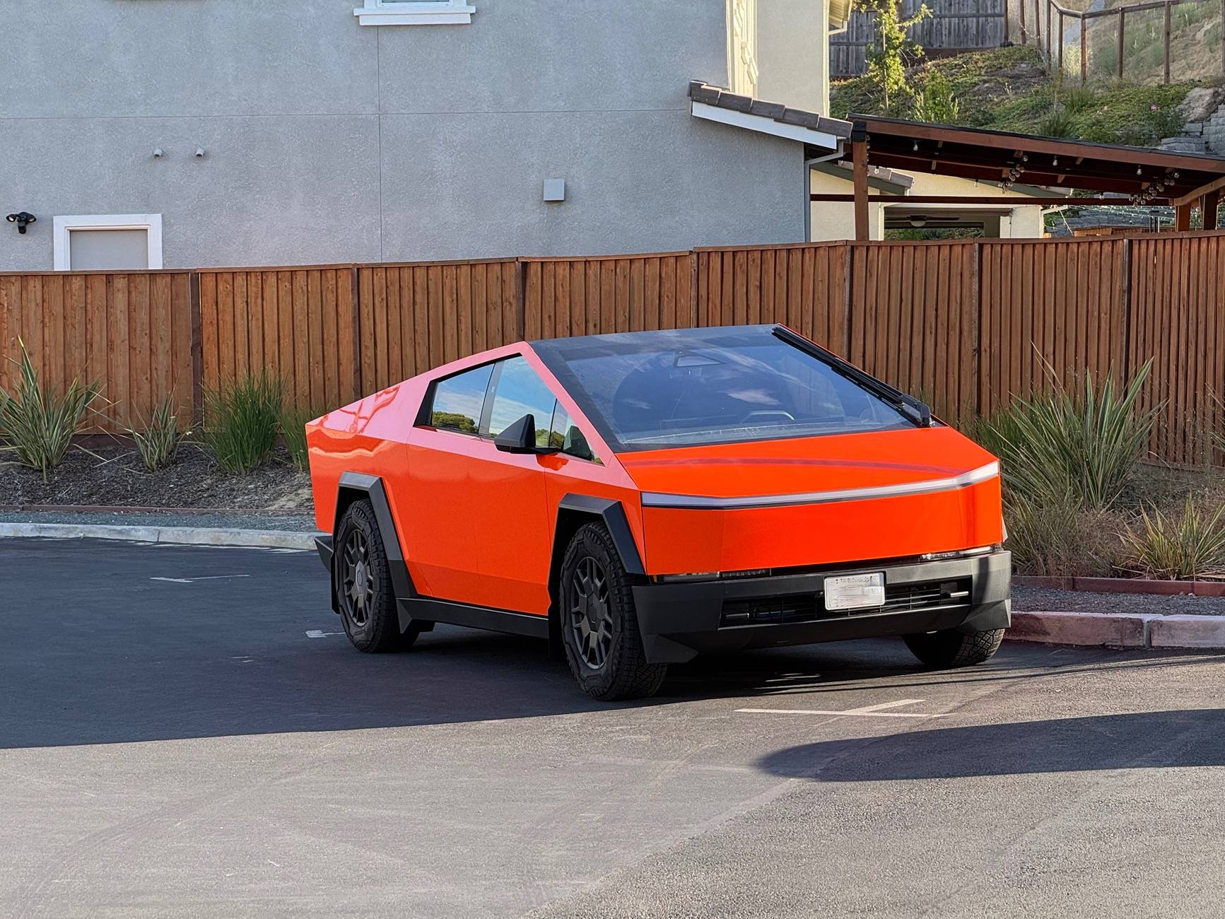 Tesla Cybertruck ORANGE Vinyl Wrap & PPF Cybertruck -- Photos & Videos IMG_1863
