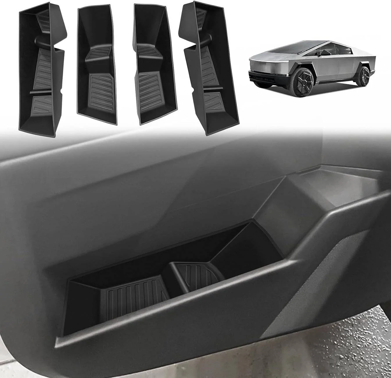 Tesla Cybertruck BestEvMod-New Launch Cybertruck TPE Door Side Storage Boxes! 61OEQR297NL._AC_SL1500_