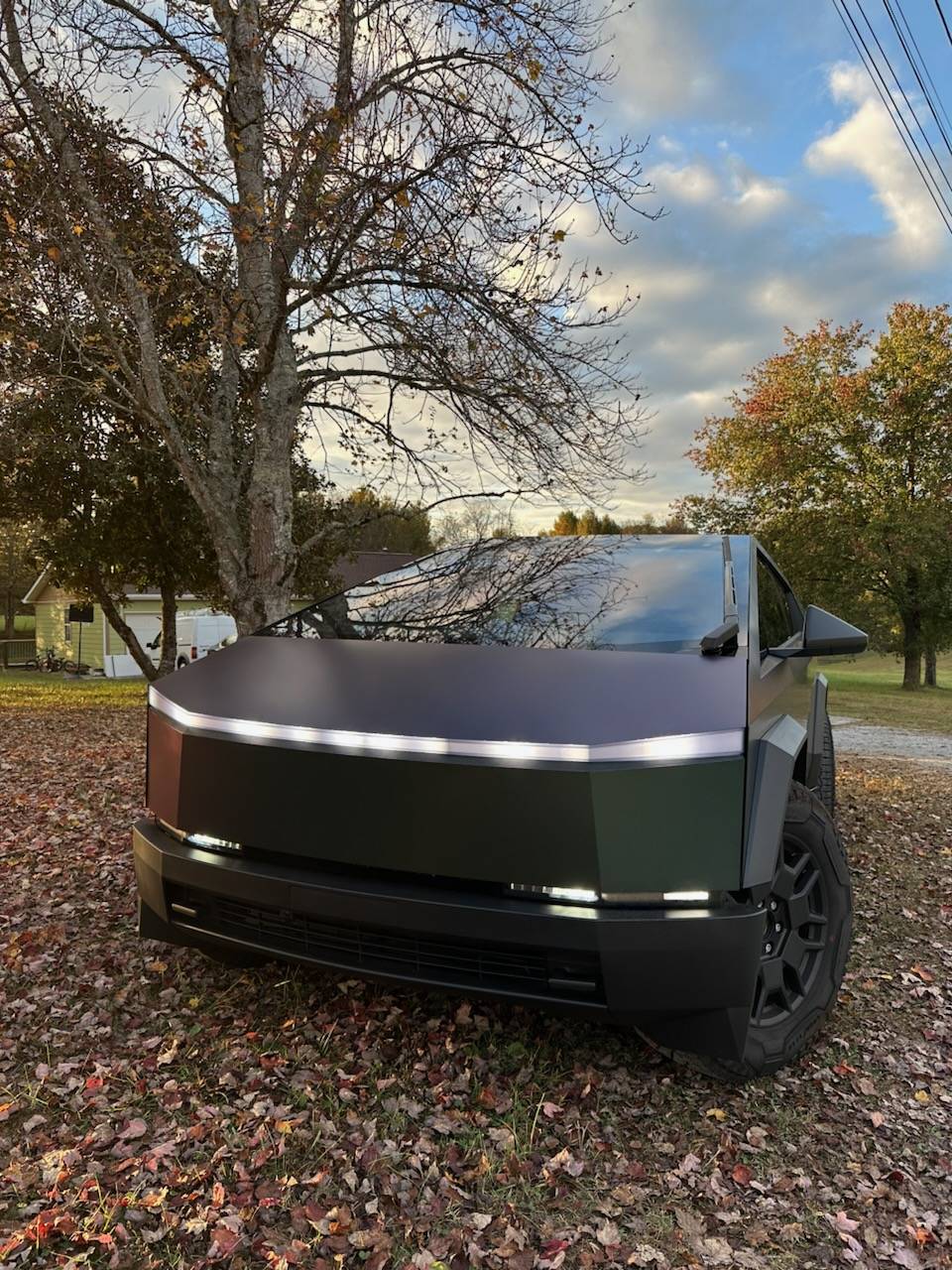 Tesla Cybertruck Satin Moonstone (Avery Wrap) IMG_0434