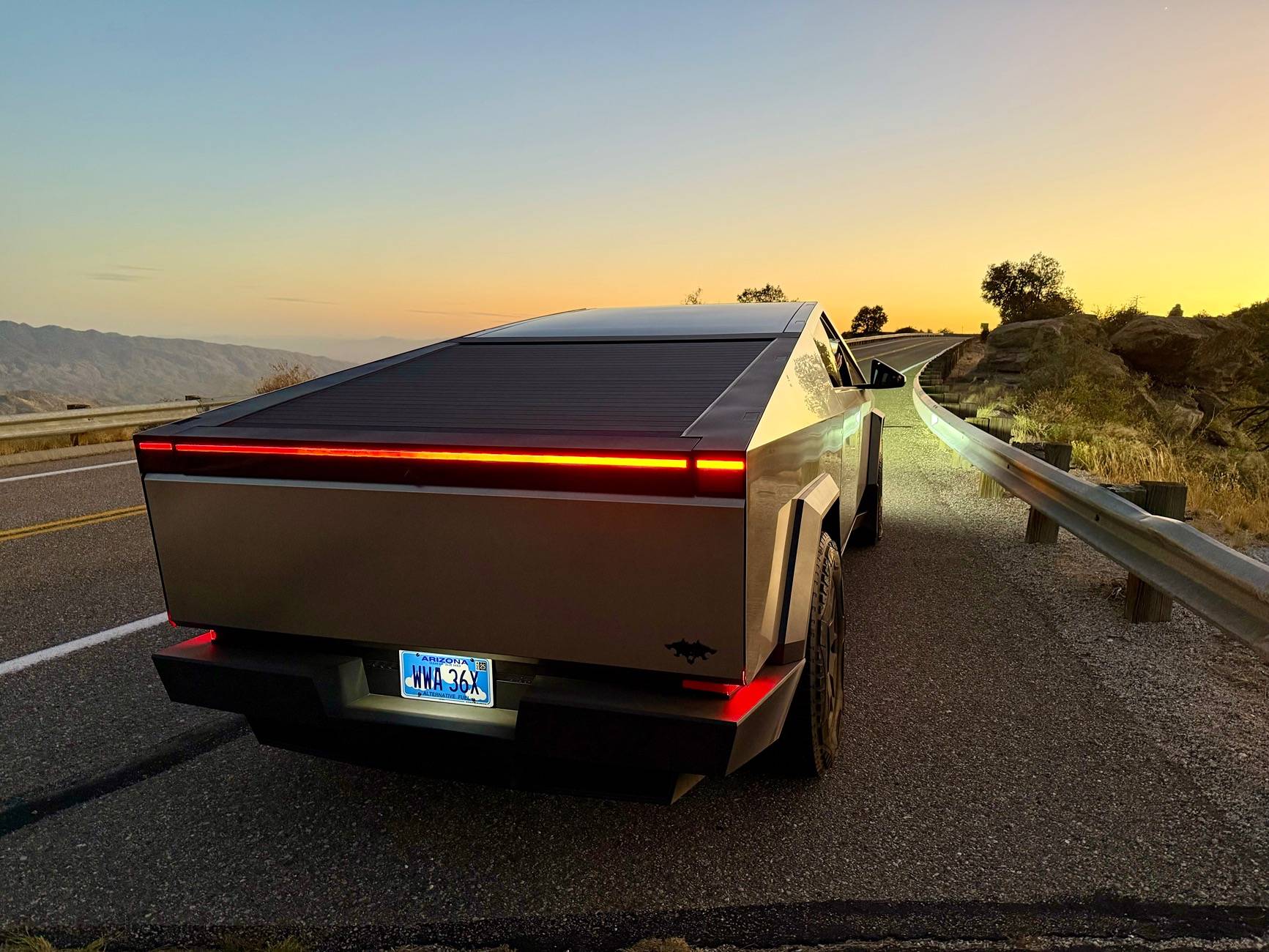 Tesla Cybertruck Beast Pictures from Mt. Lemon IMG_0422