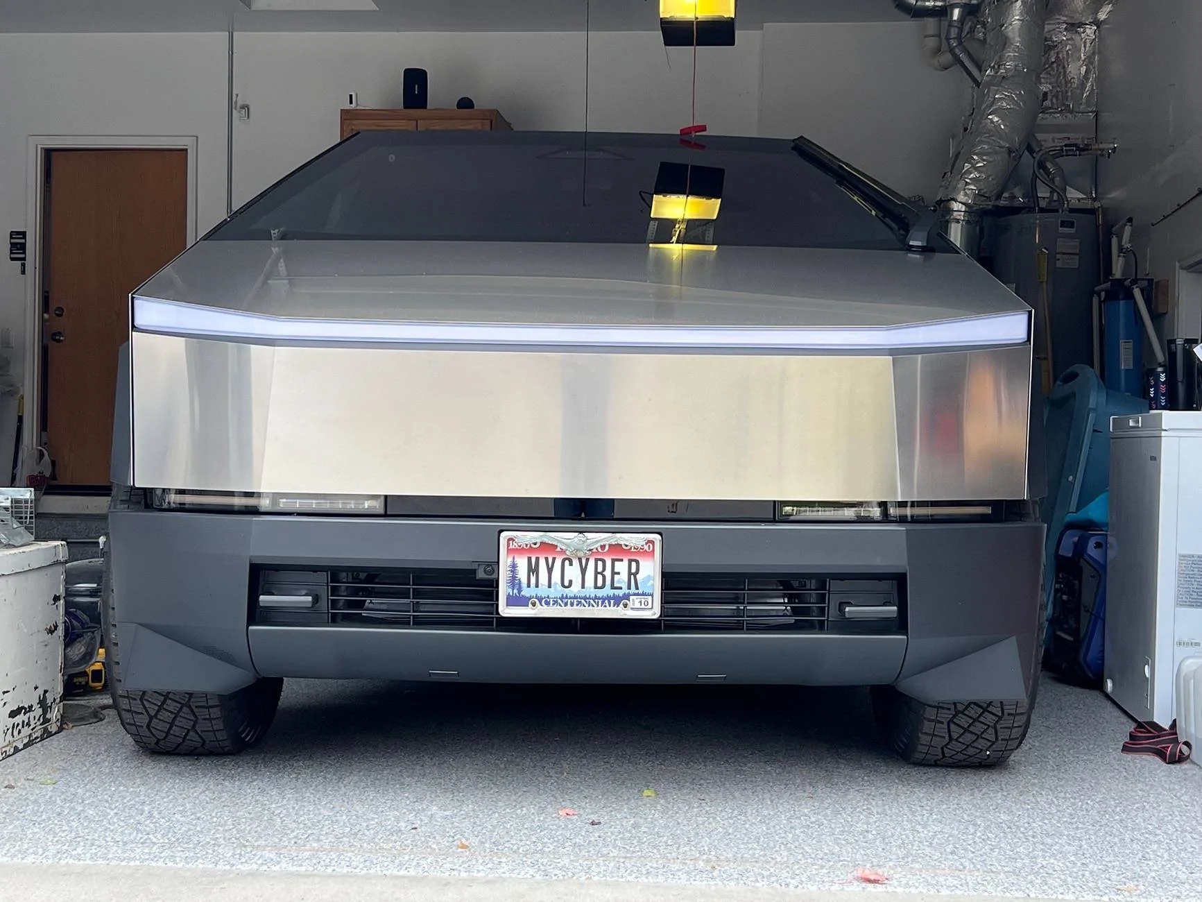 Tesla Cybertruck Fluffy, The Beast, has come home. 1730405614524-vf