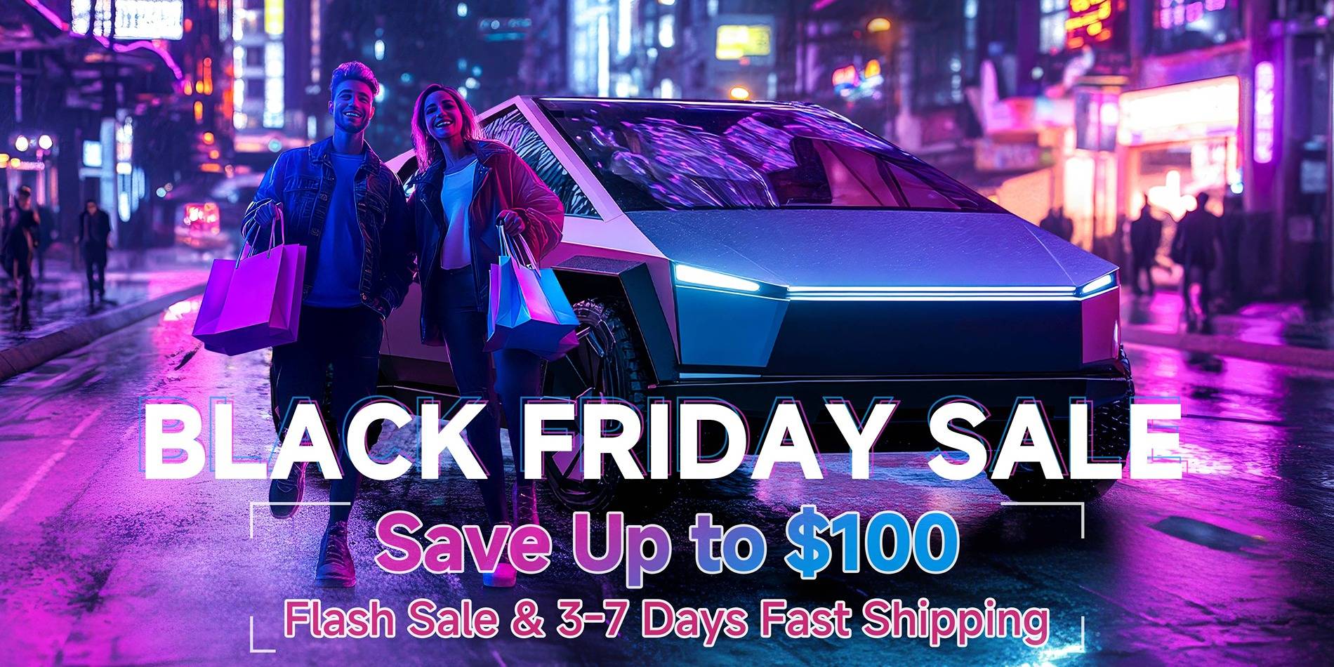 Tesla Cybertruck 🔥🔥🔥 Teslaunch Black Friday Sale is ON! Save up to $100! 🔥🔥🔥 D(1)