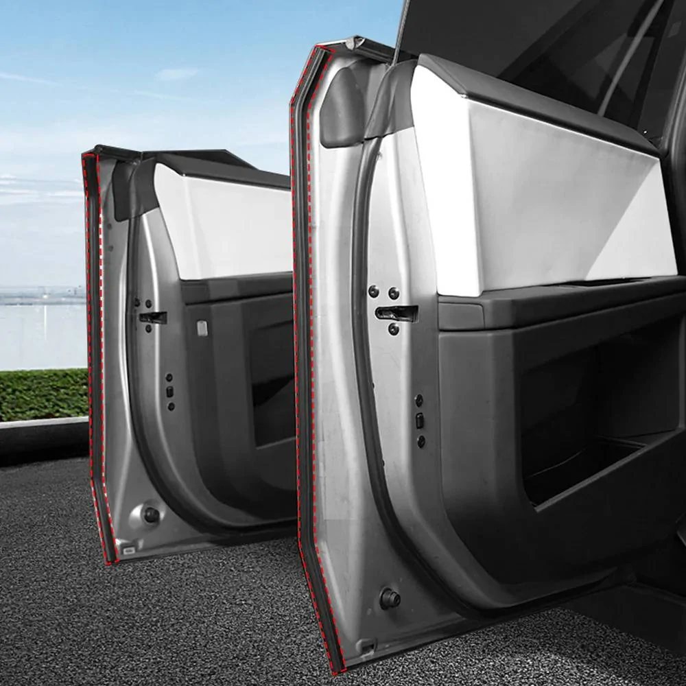 Tesla Cybertruck 🔇Have you experienced noise issues in your Cybertruck? New Door Seal Kit by Teslaunch Teslaunch Door Seal Kit (1)
