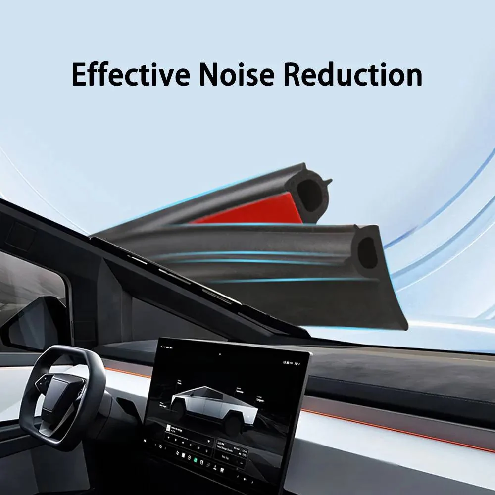 Tesla Cybertruck 🔇Have you experienced noise issues in your Cybertruck? New Door Seal Kit by Teslaunch Teslaunch Door Seal Kit (2)