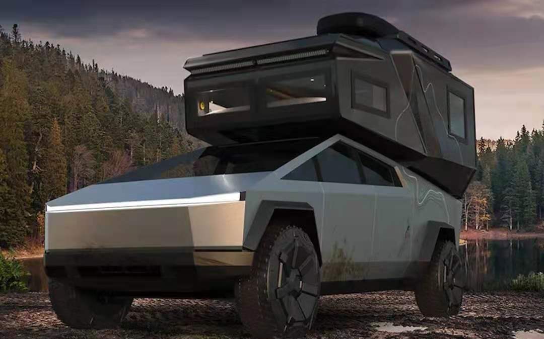 Tesla Cybertruck Elon_Musk also hopes everyone will come to China.Autonomous driving could make it easier for people to travel to China（trip with glamping） 5