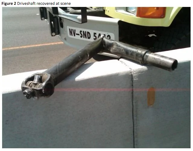 Tesla Cybertruck Underslung loads Failed-BLM-engine-driveshaft
