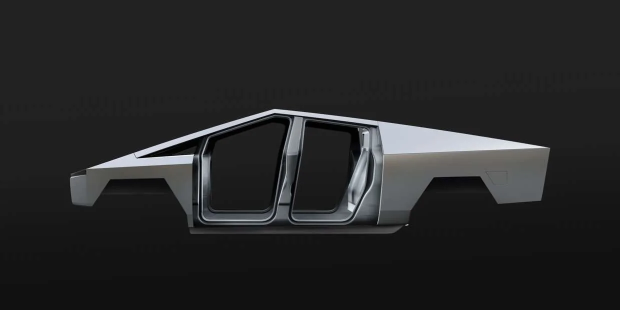 Tesla Cybertruck Fascinating look at Sinton, TX plant being built to produce stainless steel Cybertruck exoskeleton 03_Deskto