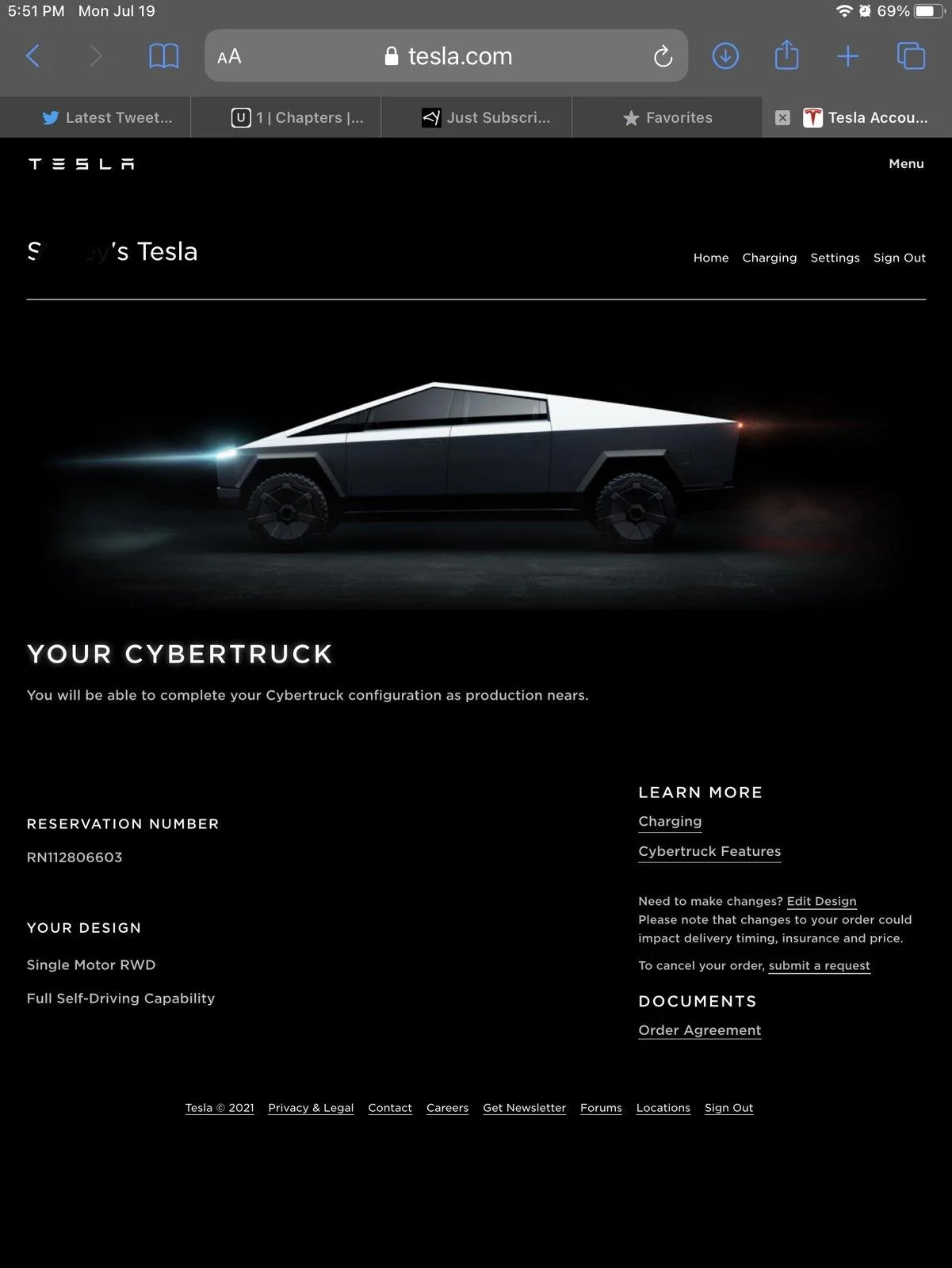 Tesla Cybertruck Just Subscribed to Full Self Driving for our Model Y 4CC04174-C66D-44AE-99CF-DA9DEA843192