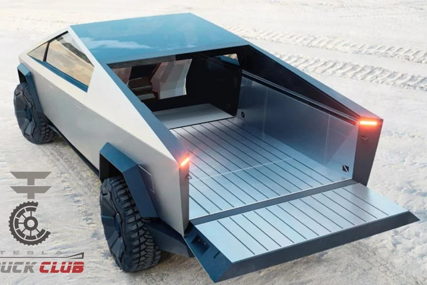 Tesla Cybertruck CT Aero-perfect insert camper CT Mid gat