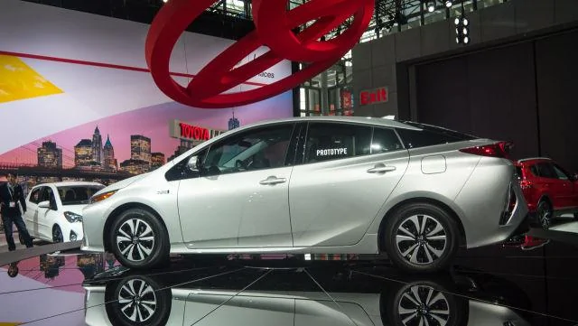 Tesla Cybertruck Toyota is quietly pushing Congress to slow the shift to electric vehicles Toyota-Prius-Prime-prototype-640x361