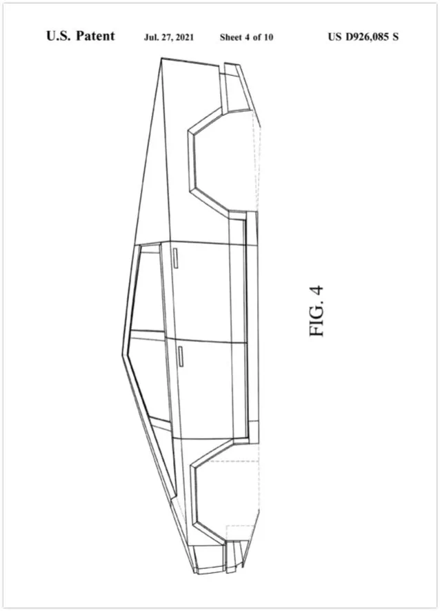 Tesla Cybertruck Tesla Cybertruck Design Patent Awarded cyber 5