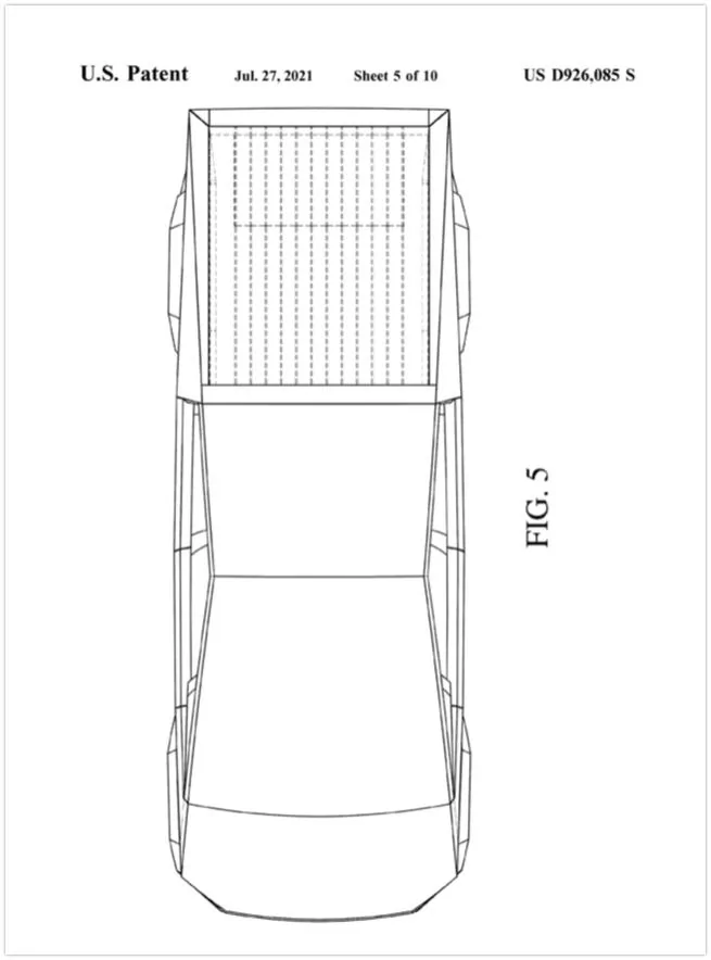 Tesla Cybertruck Tesla Cybertruck Design Patent Awarded cyber 6