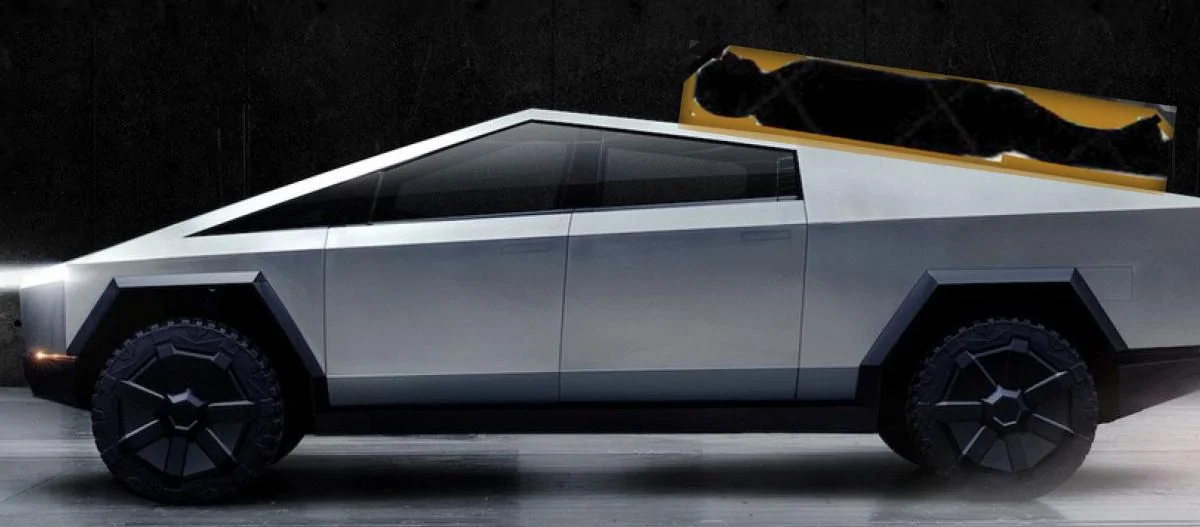 Tesla Cybertruck Mid-gate Impossible? Best cab sleeping solution for one? - or kookiest idea yet? sleep on back