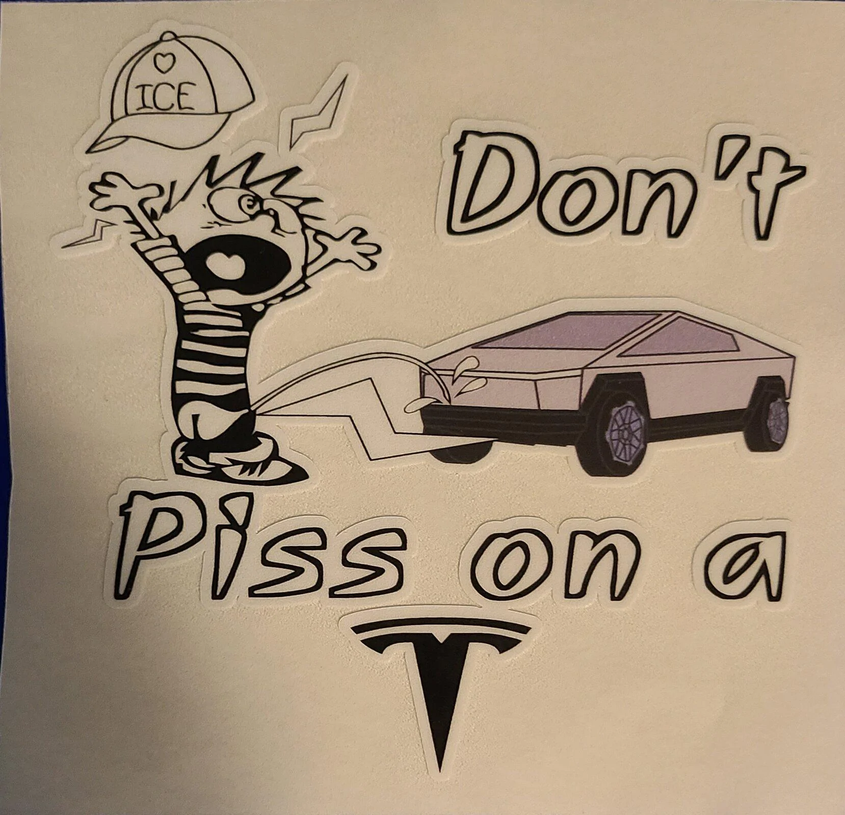 Tesla Cybertruck PSA Sticker for Cybertruck 20210729_195350