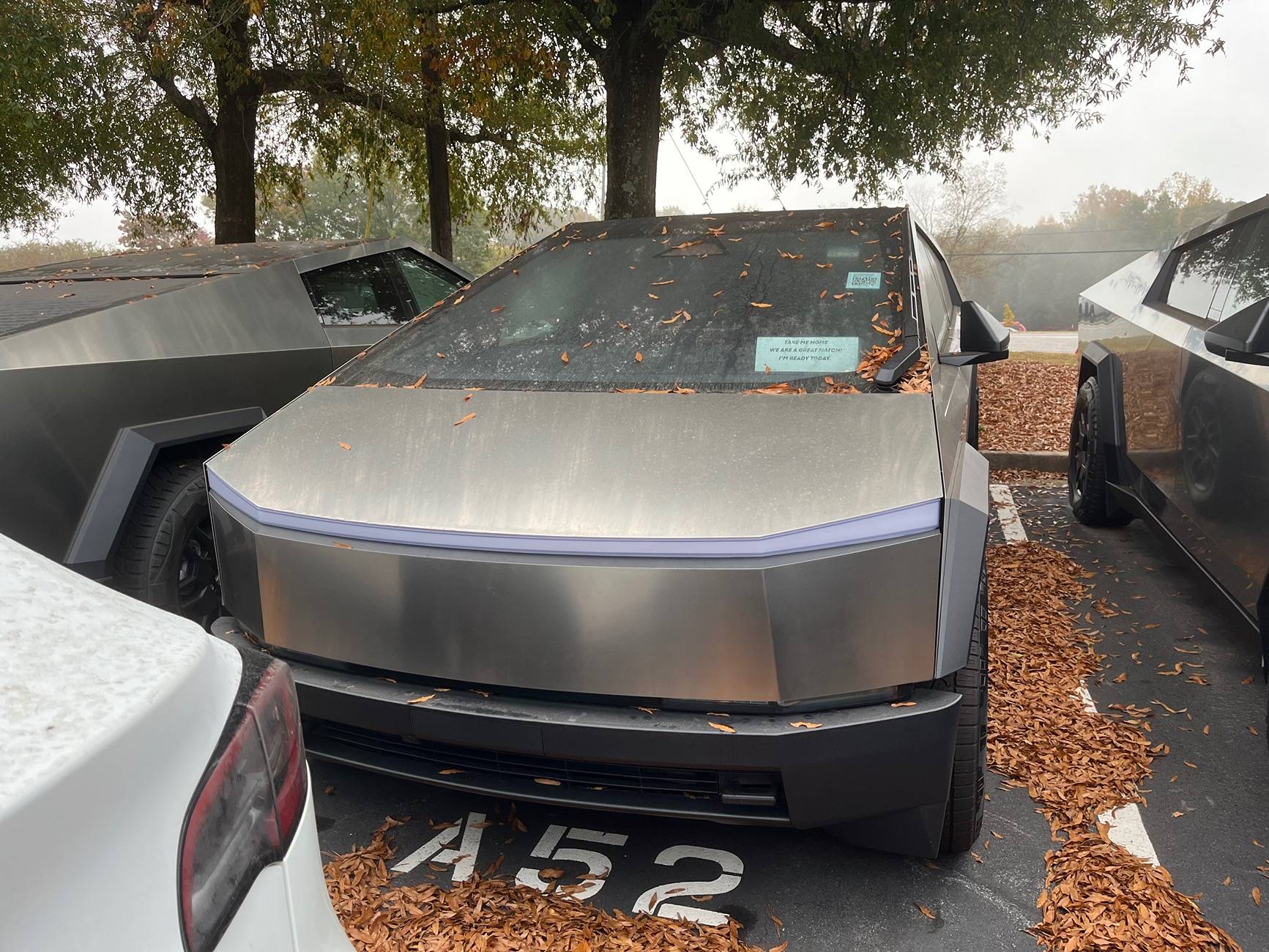 Tesla Cybertruck 56 Cybertrucks at Fayetteville GA Dealership… IMG_9319
