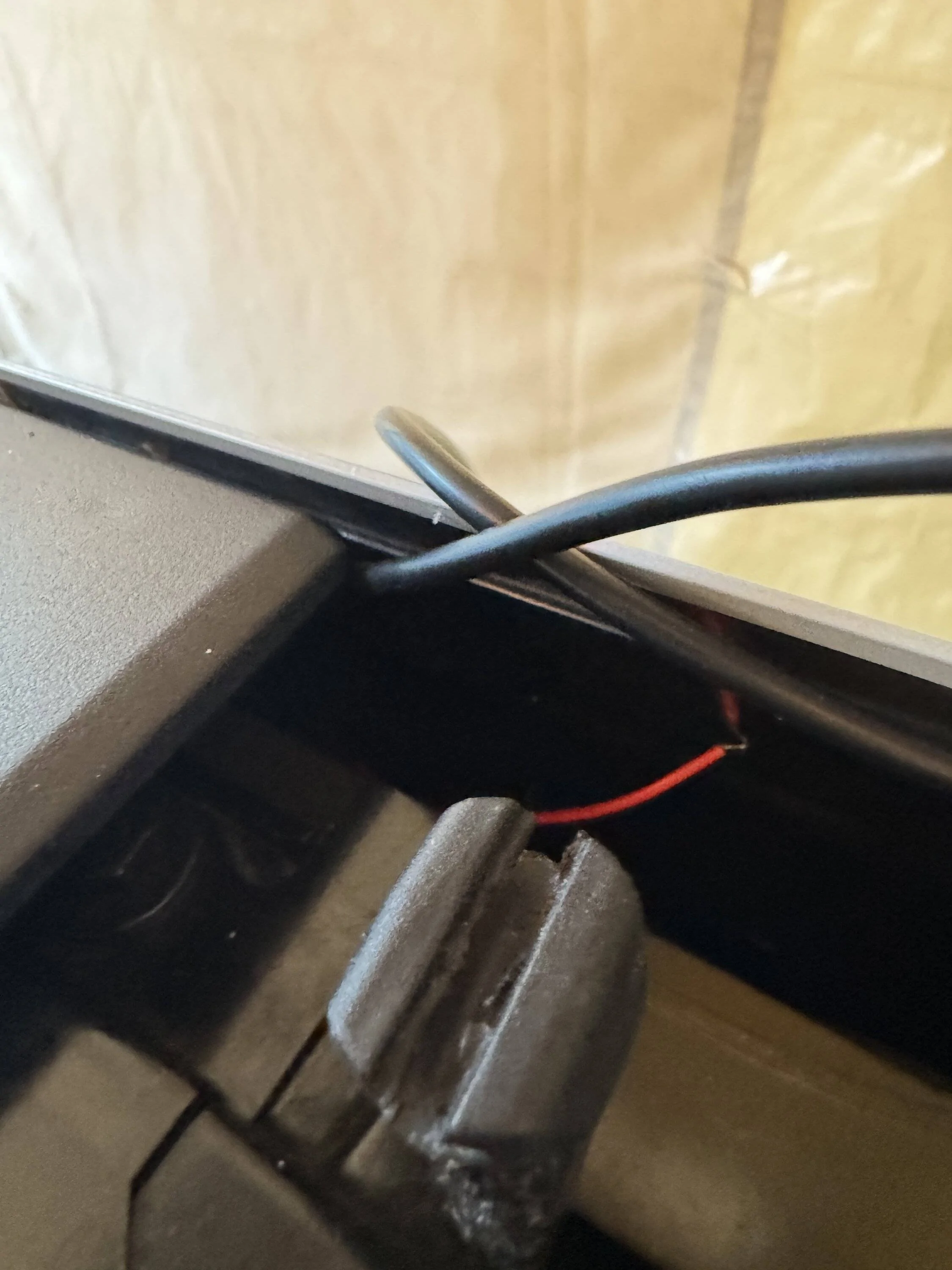 Tesla Cybertruck Easy way to install a digital rearview mirror on your Cybertruck (how to run camera cable wire from windshield to tailgate) IMG_2764