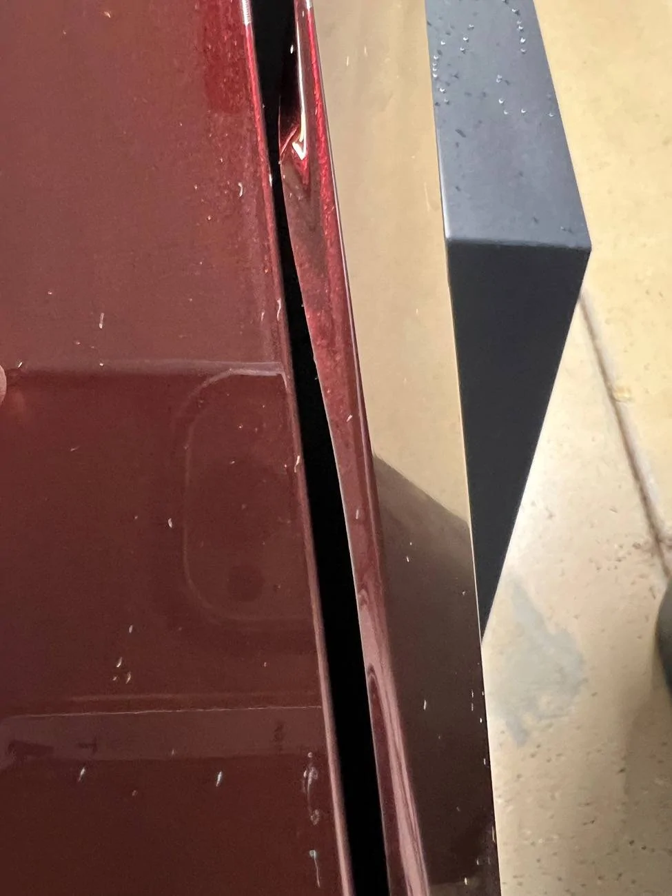Tesla Cybertruck Just got the wrap from hell (by shop in Laguna Beach, CA) IMG_2892